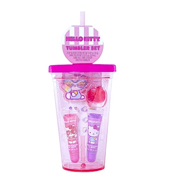 🎀🎄Hello Kitty Tumbler and Beauty Set - Picture 1 of 2